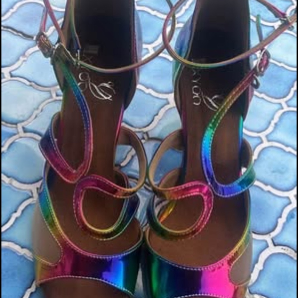 Colorful Ballroom Dance Shoes